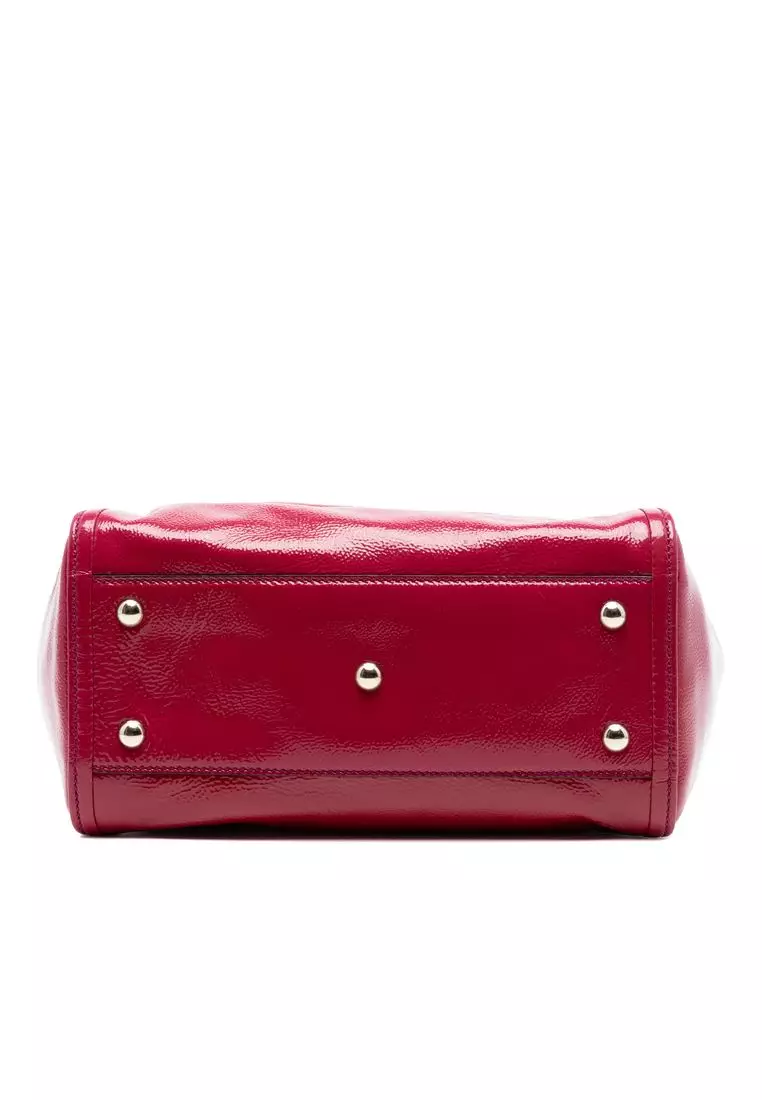 Pre-Loved Gucci Small Patent Soho Satchel