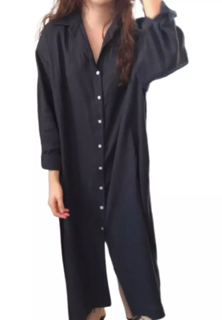 New Korean casual women's loose dress CA25091908BK