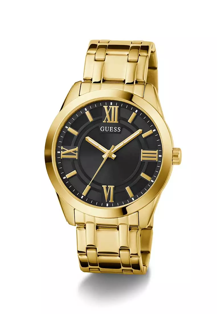 GUESS Gents Watch ELLIOT GOLD TONE - GW0893G4