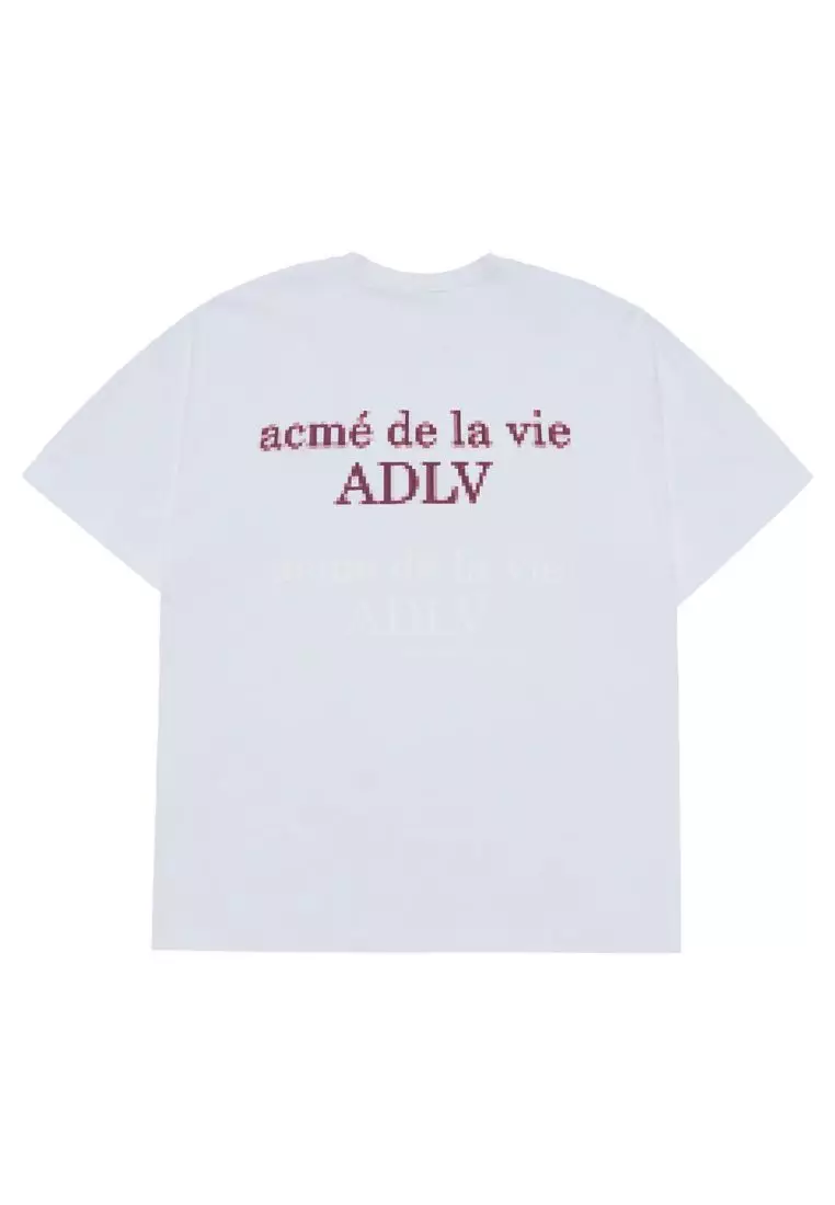 PIXEL BASIC LOGO Short Sleeve T-Shirt White