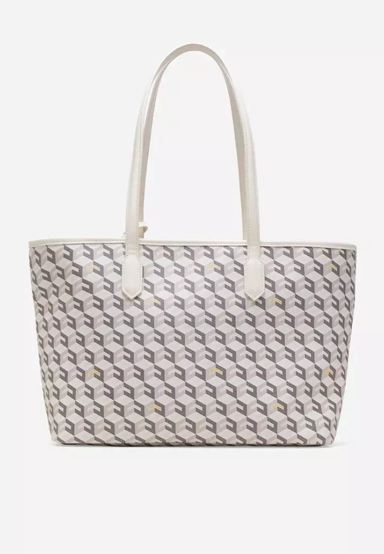 Russo Monogram Tote Bag White