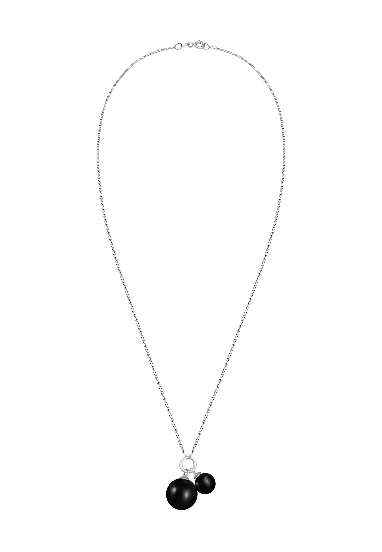 Necklace Pearl Pendant Duo Classic