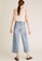 MARKS & SPENCER blue M&S High Waisted Wide Leg Cropped Jeans A231BAACBC3B1CGS_6