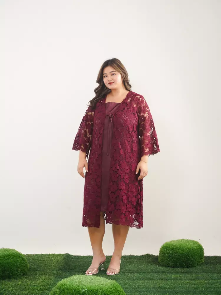 xtramiles Ladies dress abigail dress maroon
