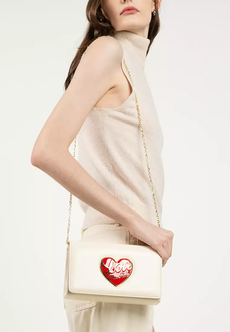 愛心鏈條斜孭袋 (nt)