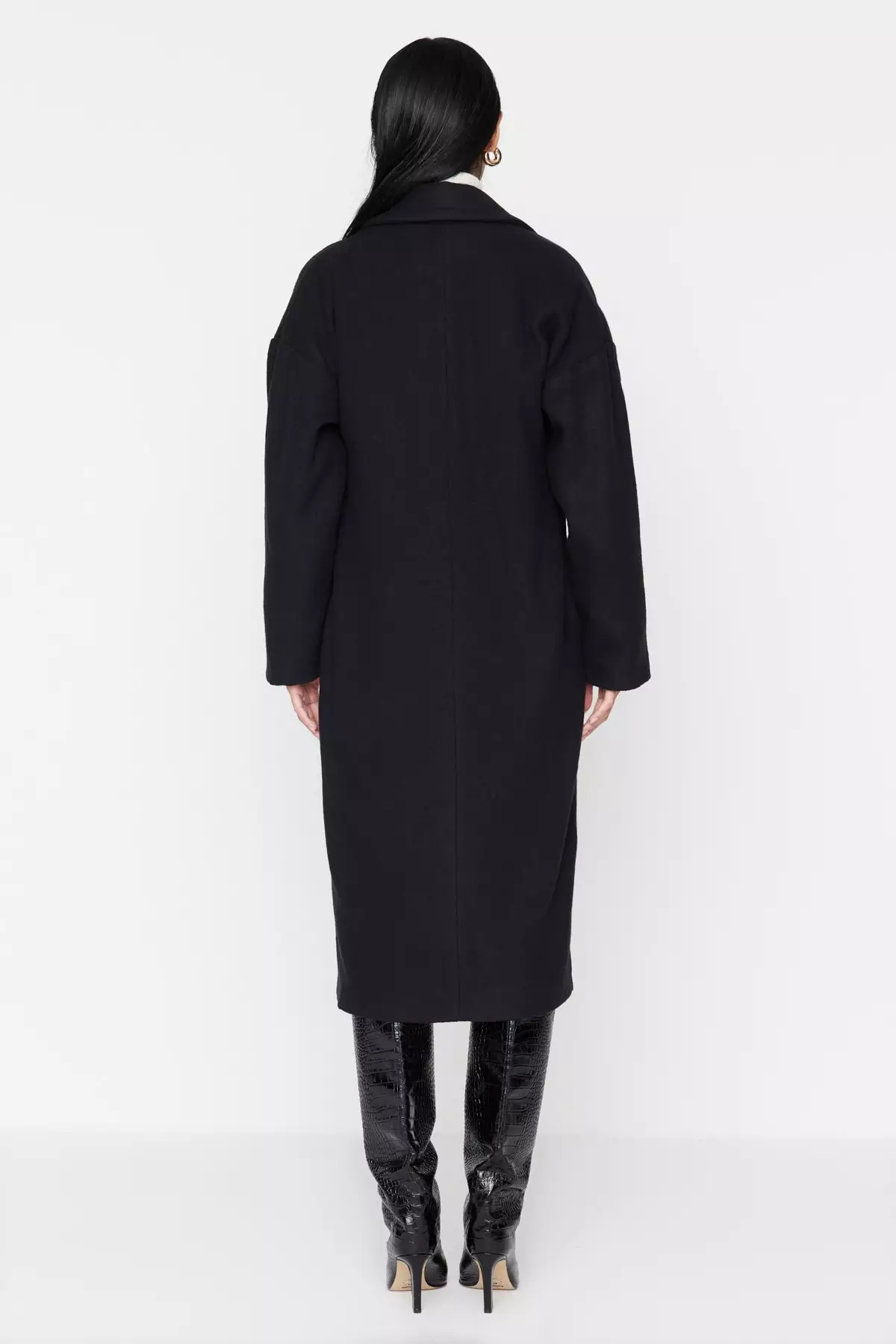 Buy Trendyol Oversized Longline Coat Online ZALORA Malaysia