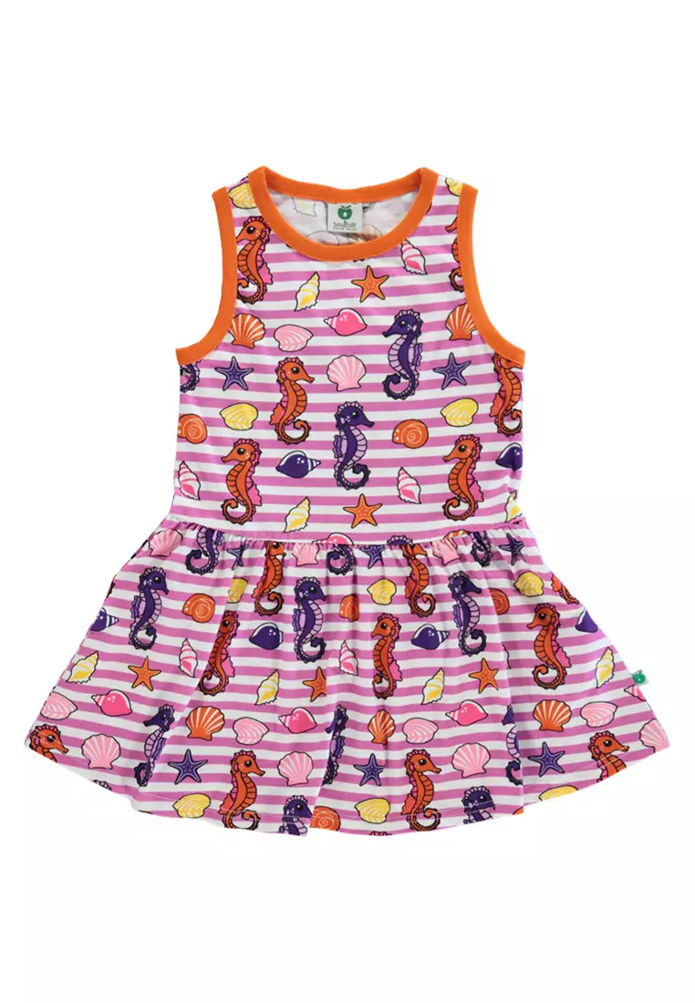 Sleeveless Dress with seahorses