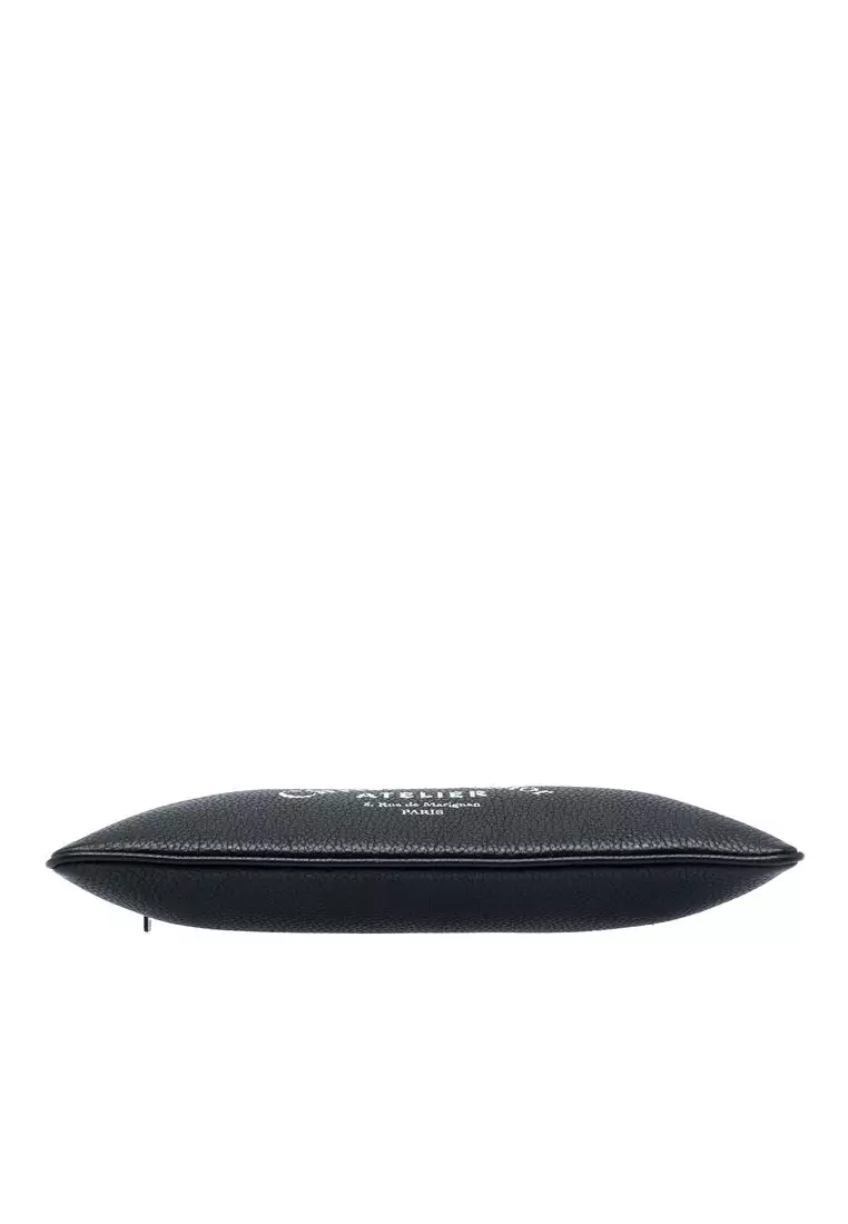 Pre-Loved Dior Grained Calfskin Atelier Clutch