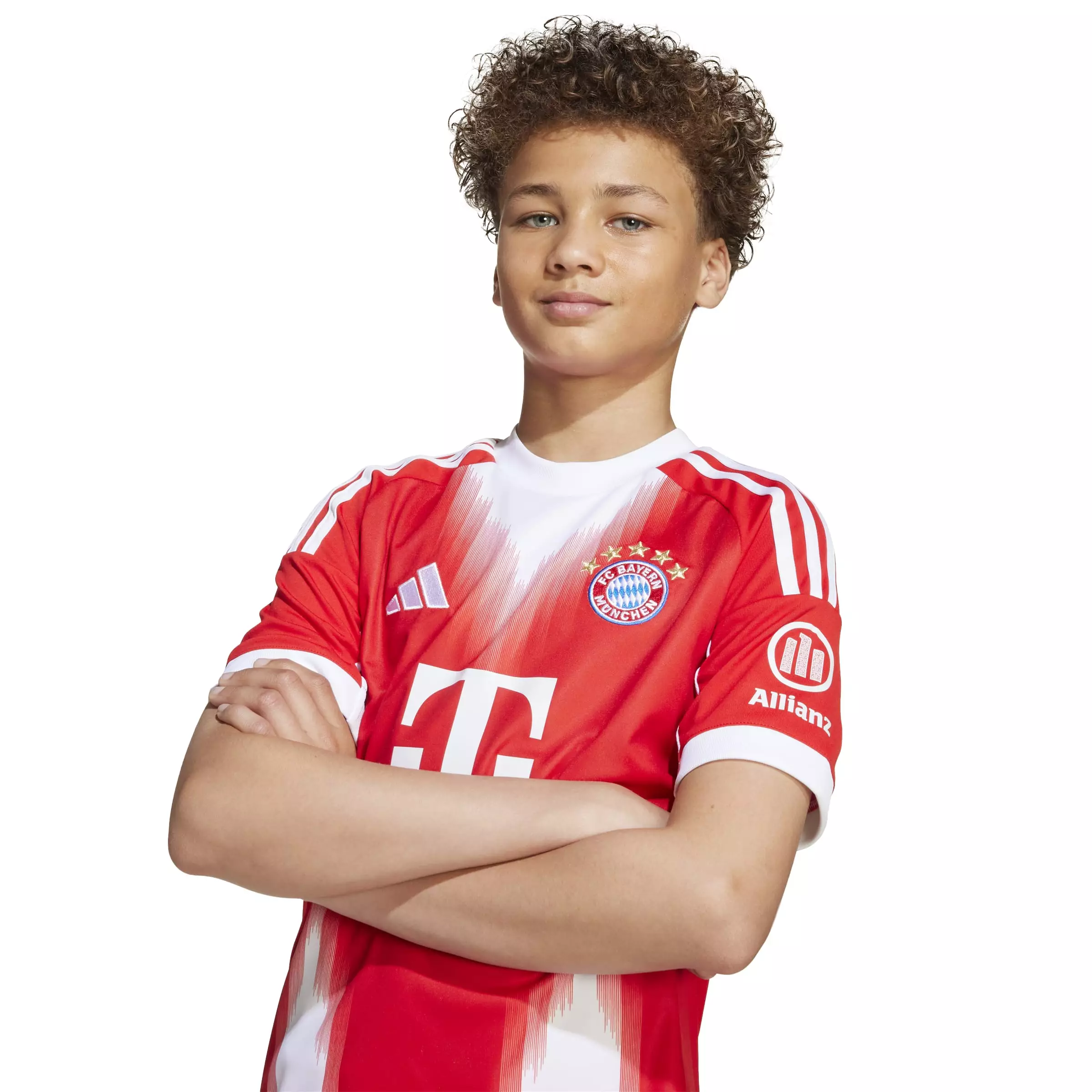 ADIDASFC Bayern 25/26 Home Jersey Kids JN8525 - Jersey Anak (Merah)