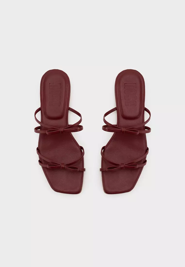 CLOUDFOAM FLAT SLIDES WITH BOW