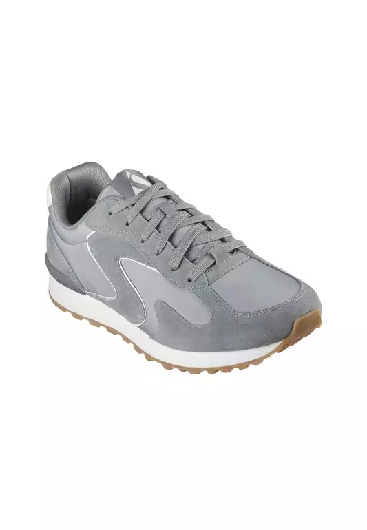 Mens Mesh And Suede Big "S" Lace Up Fashion Sneaker