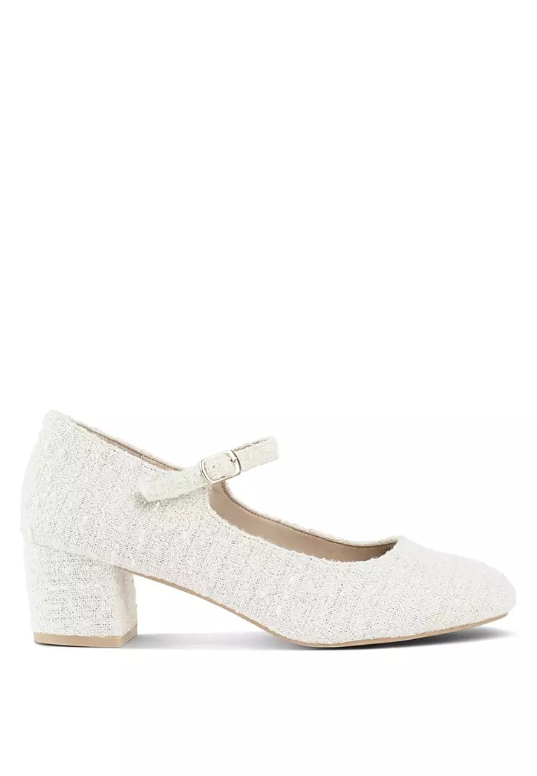 Discount on Rag & CO.  shoes - SKU: Tweed Mary Jane Sandals in Black