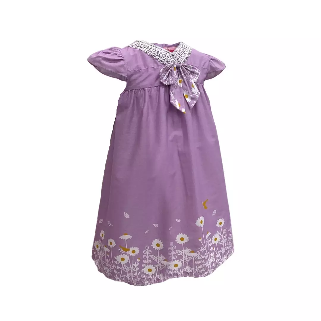 Pingu Dress Anak Perempuan Printing Flower Pendek 90524826
