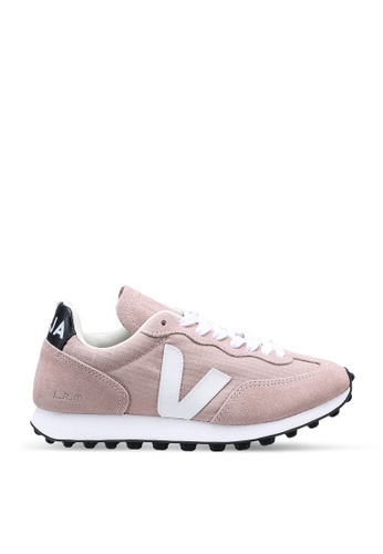 Veja white and pink Rio Branco Ripstop Sneakers 49589SH32F6F21GS_1