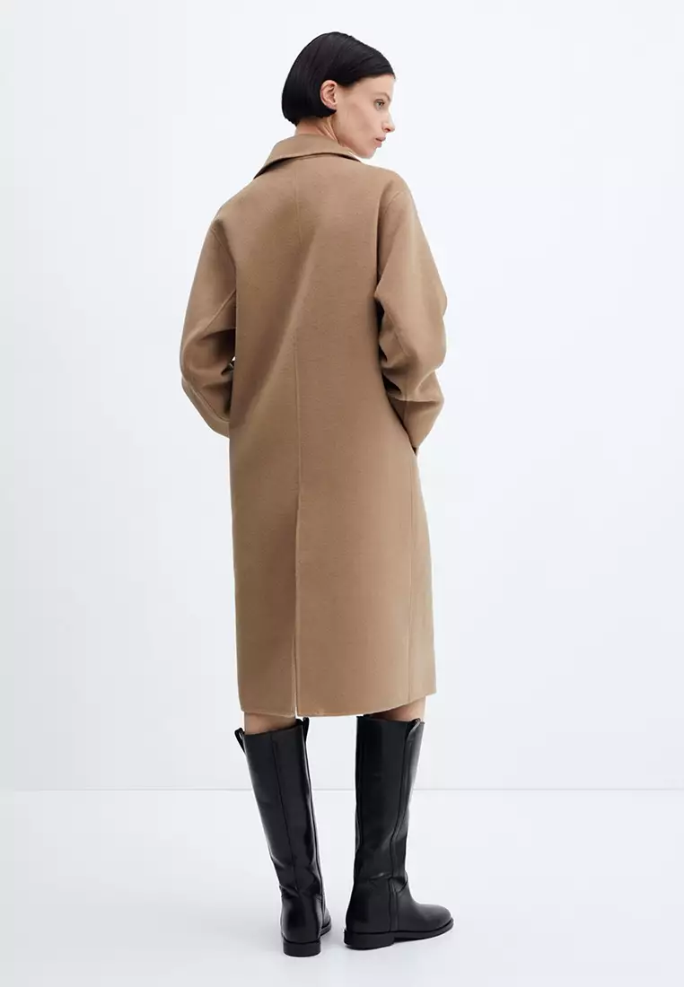 Handmade oversized wool coat