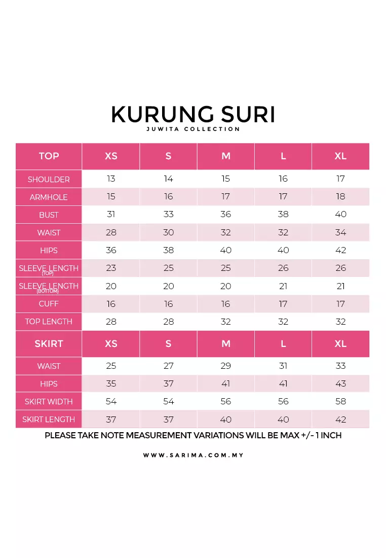 Juwita Kurung Suri - Faint Pink