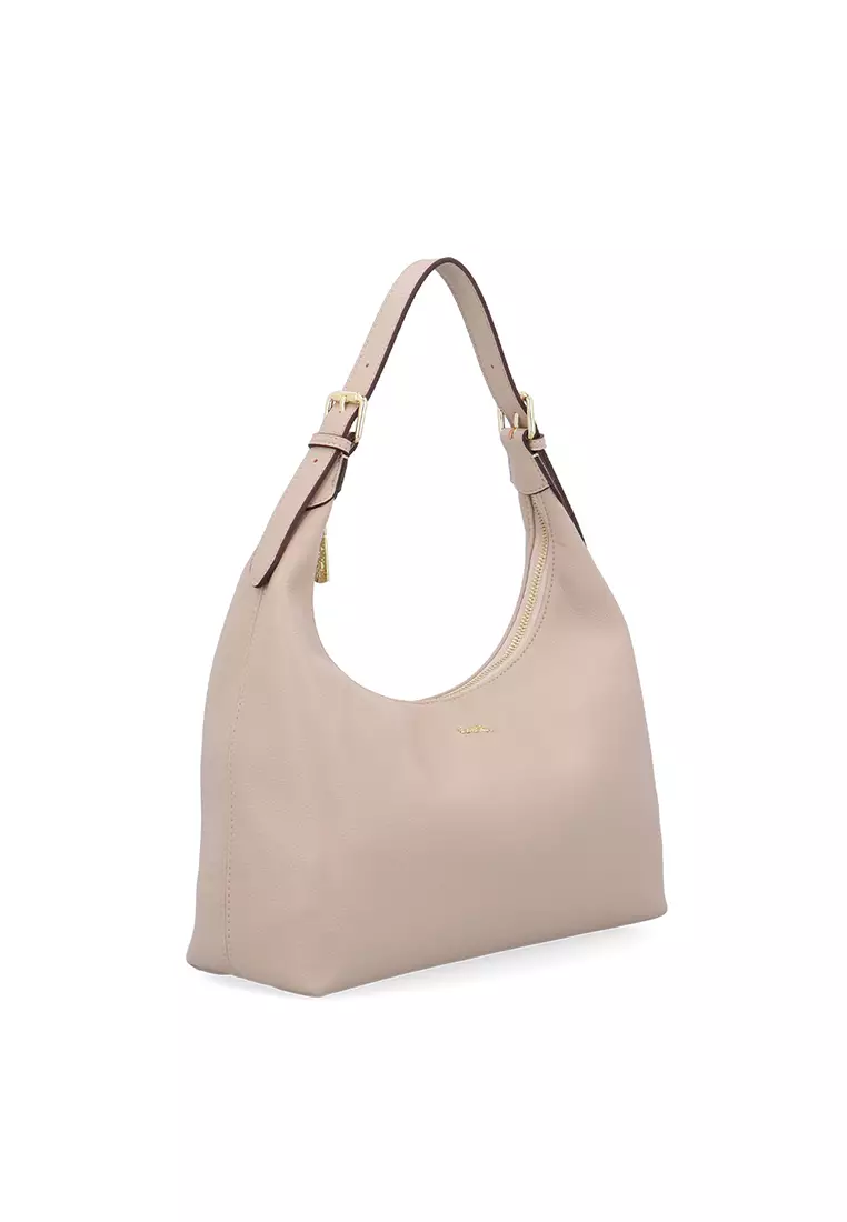 Lane Structured Tote - Medium Beige