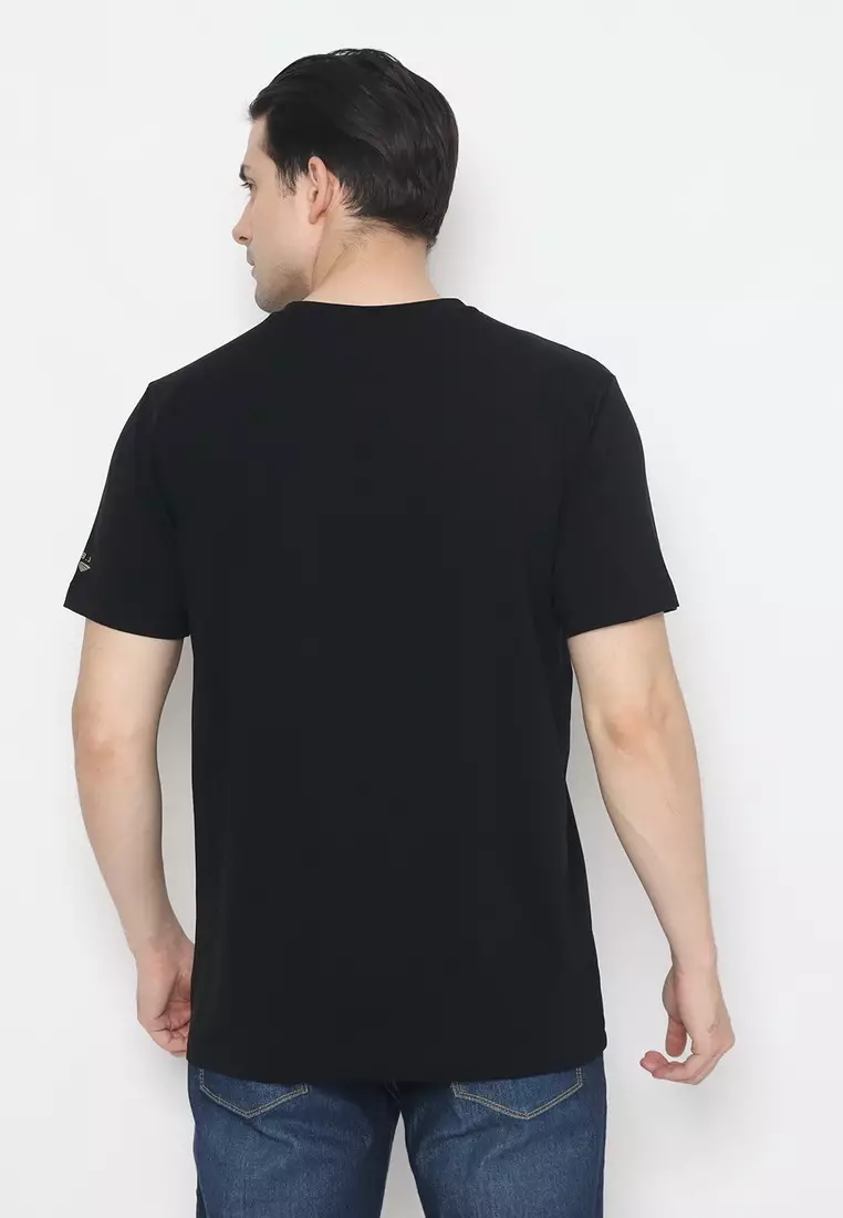 RBJ T-Shirt Cotton Spandex Emboss Pria 2482370721