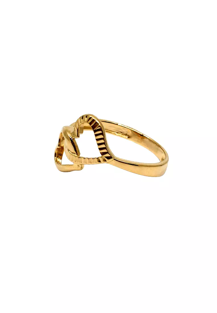 18K Yellow Gold Lady Ring