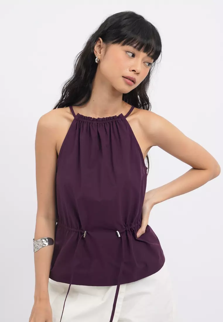 Halter Neck Sleeveless Top