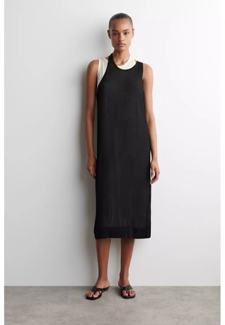 【美品♪】 COS LAYERED MID-LENGTH DRESS COS Layered Knitted Midi Dress | endource