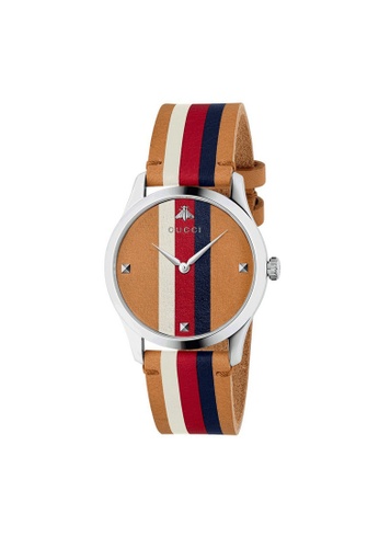 brown gucci watch