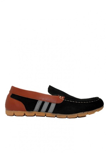 D-Island Shoes Slip On Casual Loafers Comfort Hitam