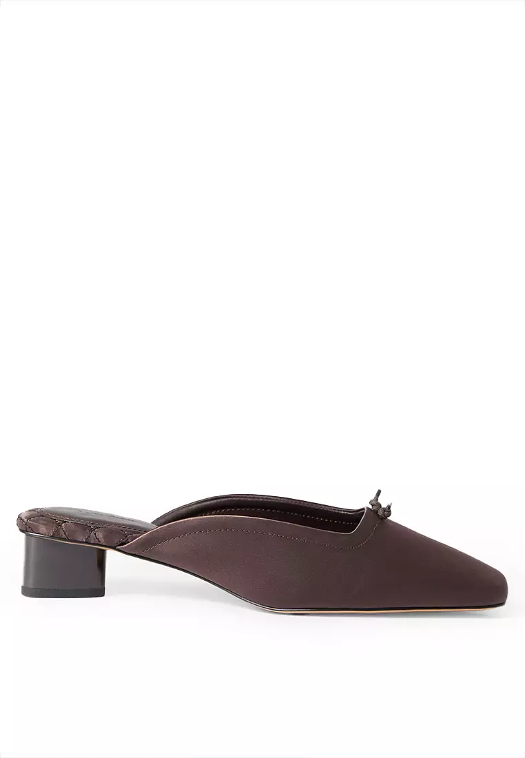 Discount on & Other Stories  shoes - SKU: Square-Toe Satin Mules