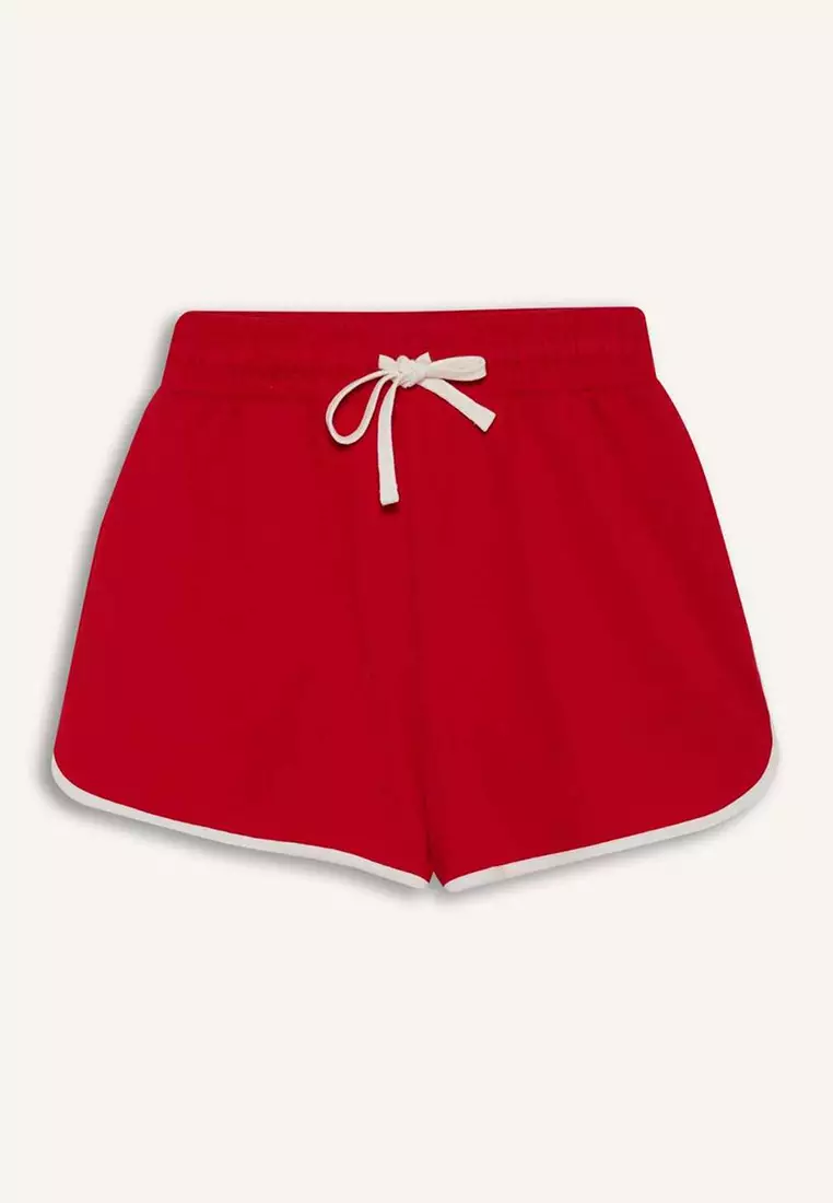 Coool Regular Fit Elastic Waist Lace Thick Mini Shorts A6224Ax25Sm