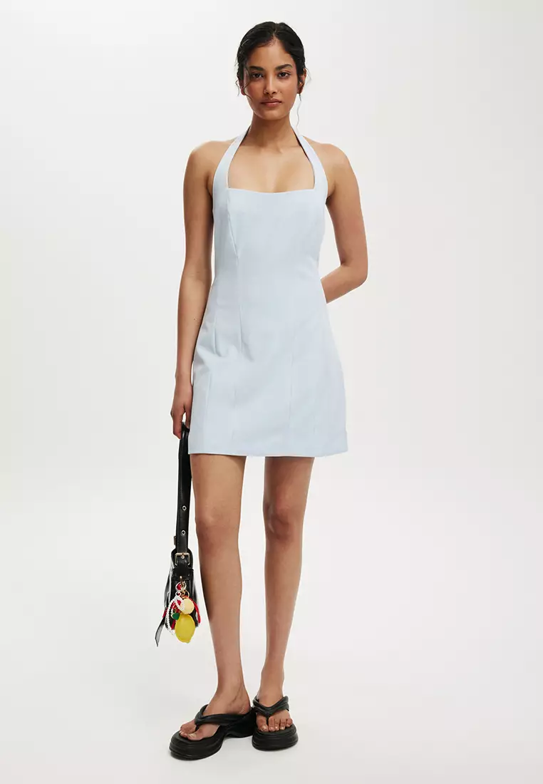 Izzy Halter Suiting Dress