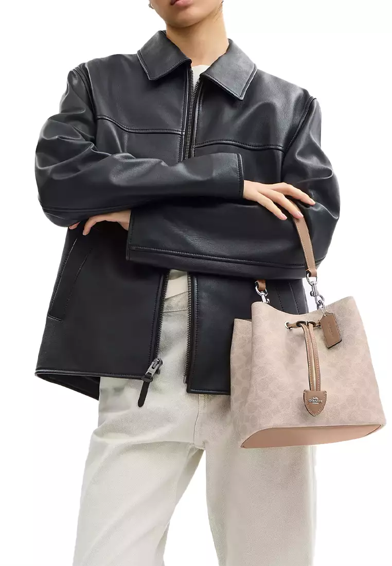 Rowan Bucket Bag In Signature Canvas CBH07