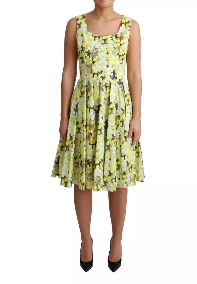 Dolce and gabbana yellow dress hot sale