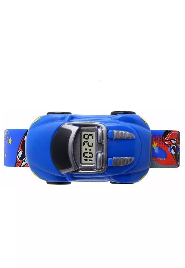 Jam Tangan Digital Anak LED Strap Tali Material ABS + PVC GO04 ORIGINAL