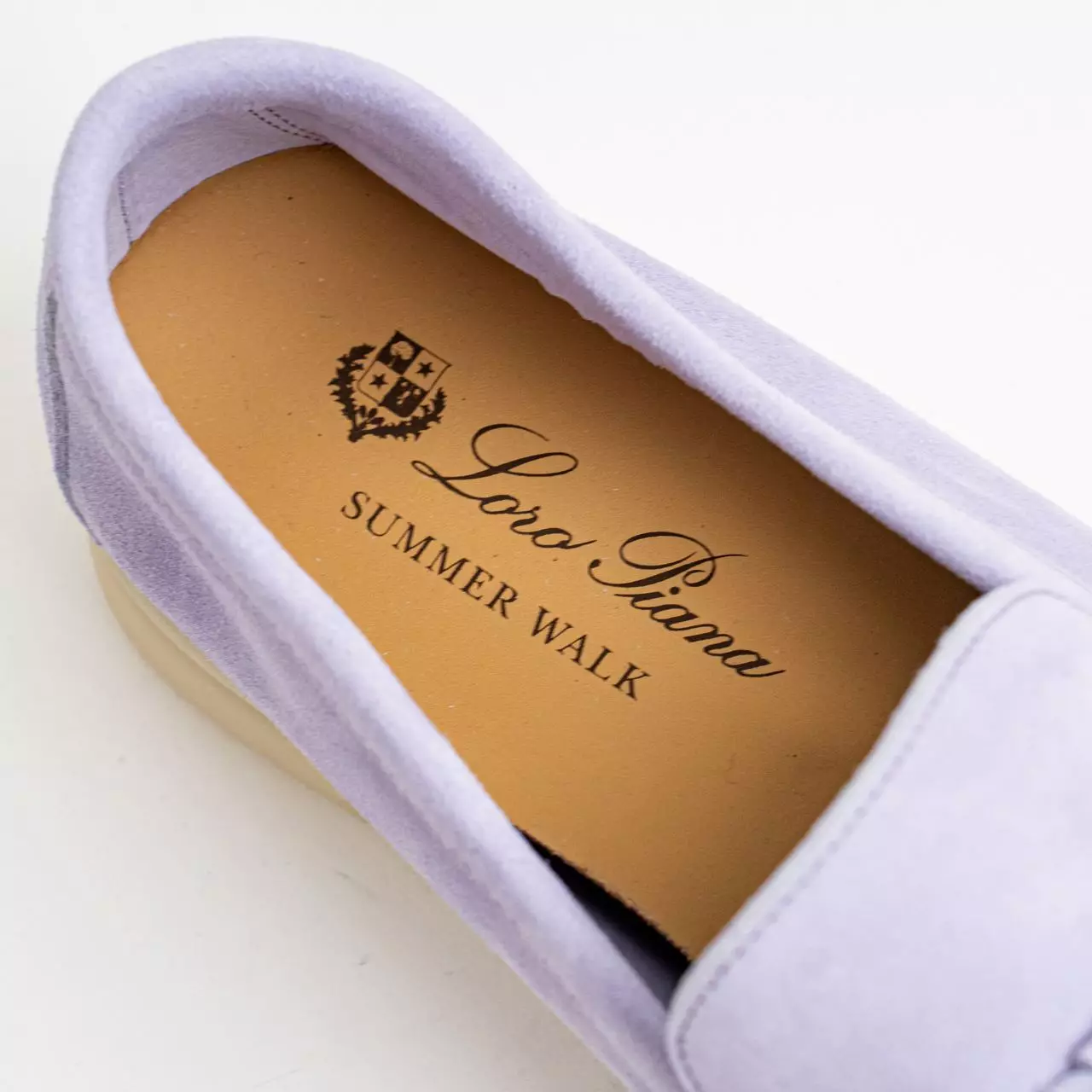 Summer Charms Walk Loafers Suede Lilac Wagasa Shw