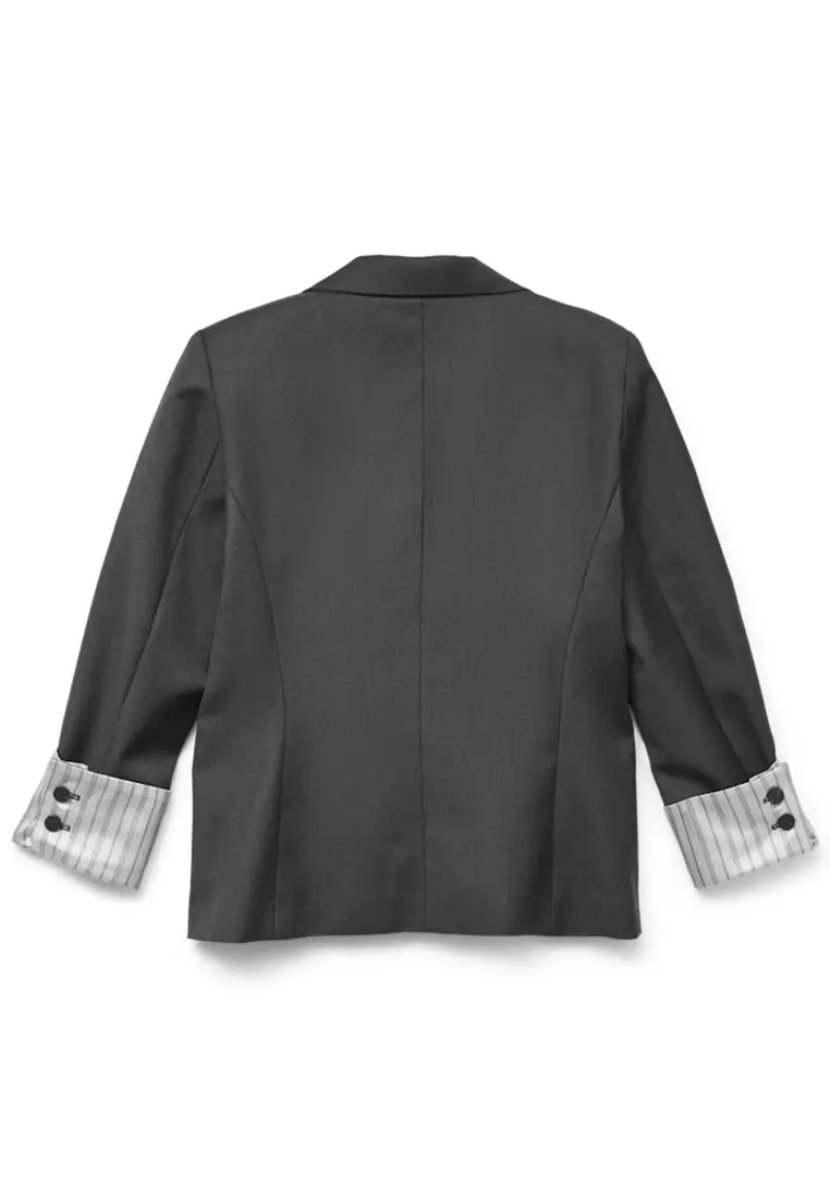 Long Sleeve Fitted Blazer
