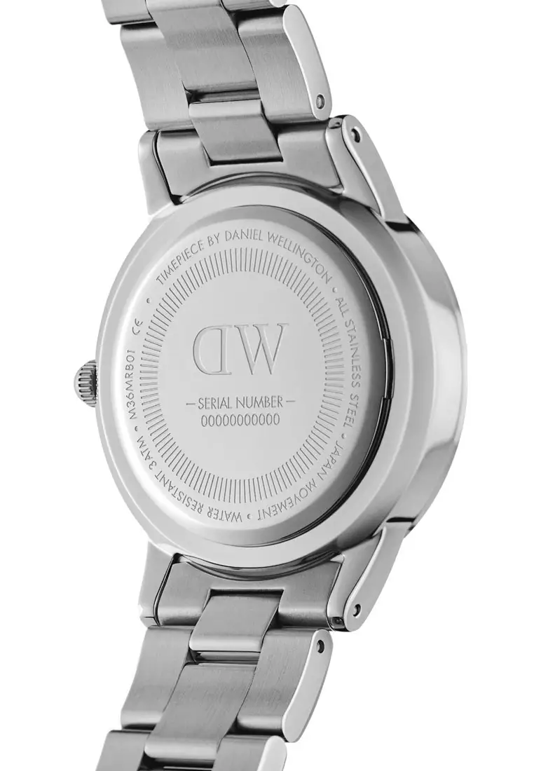 Iconic Link 28mm Sliver Watch White dial Link strap jam tangan perempuan jam tangan wanita Watch for women DW