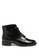 London Rag black Textured Ankle Boot in Black F7627SHE93E06CGS_1