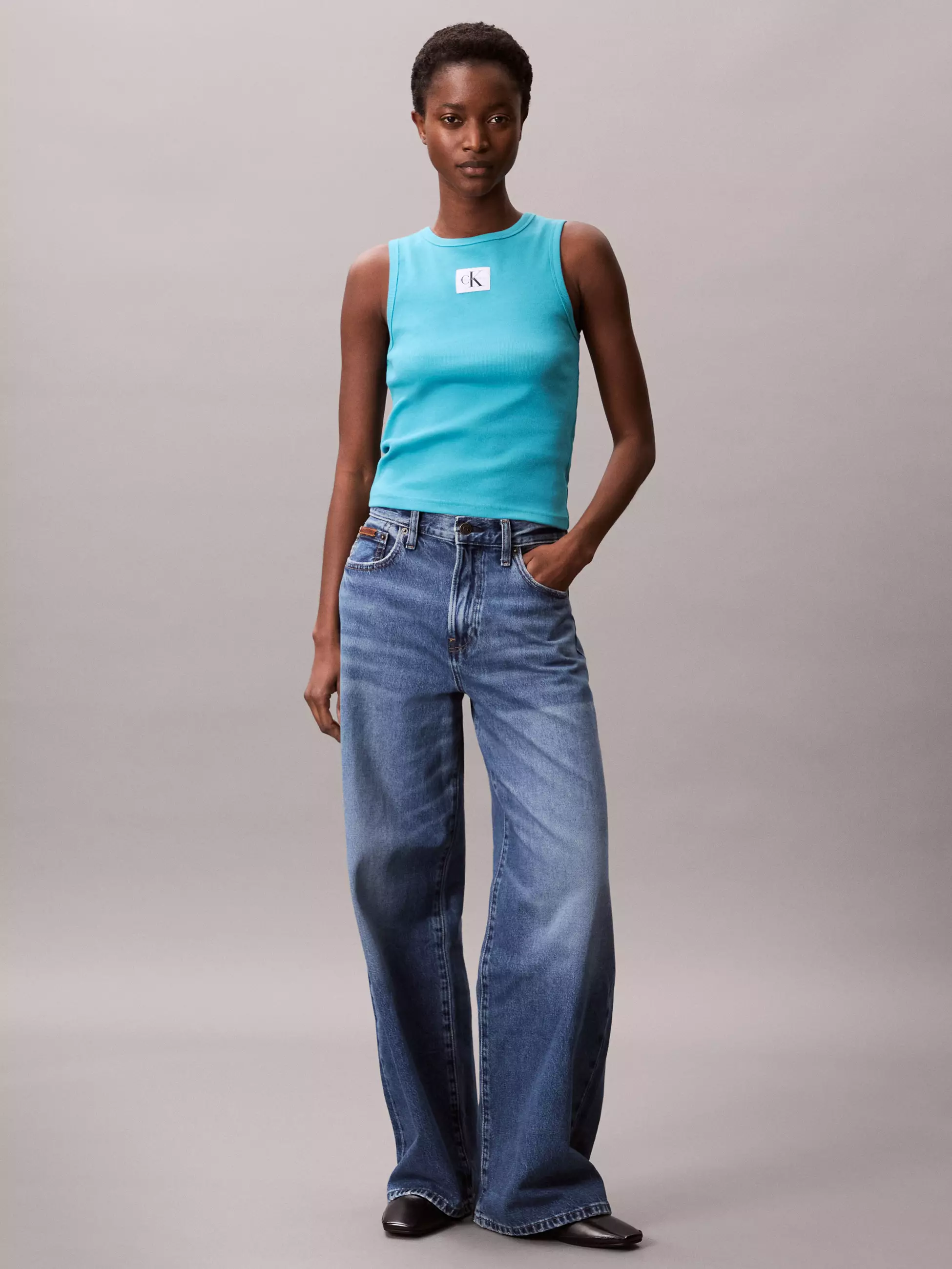 Calvin Klein - Cotton Stretch Rib Tank Top