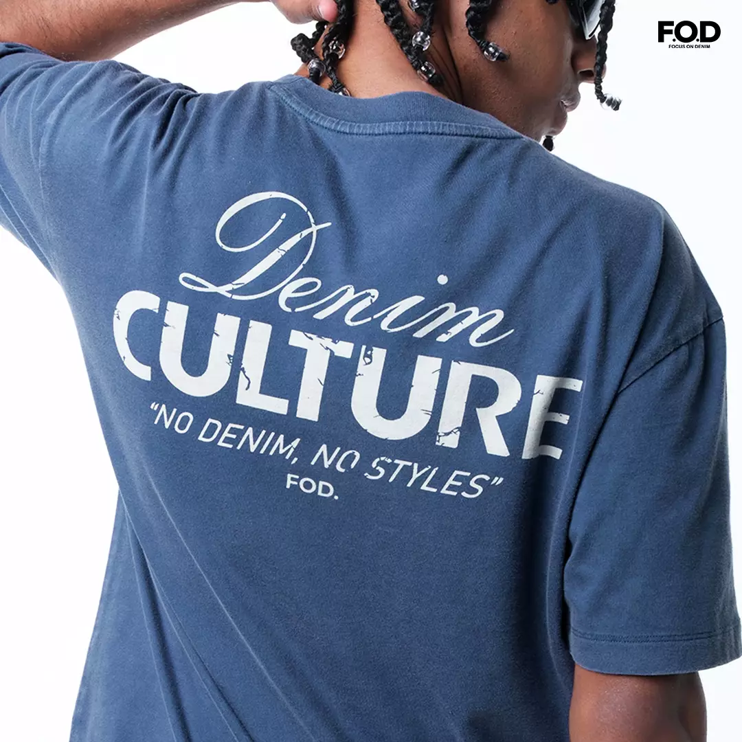 Kaos Unisex Culture Blue Denim