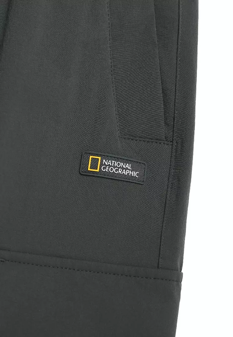 男女同款ARCHELON梭織彈性直腳長褲