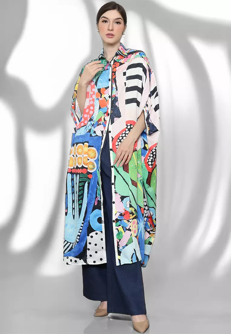 Kanzi Collared Kaftan