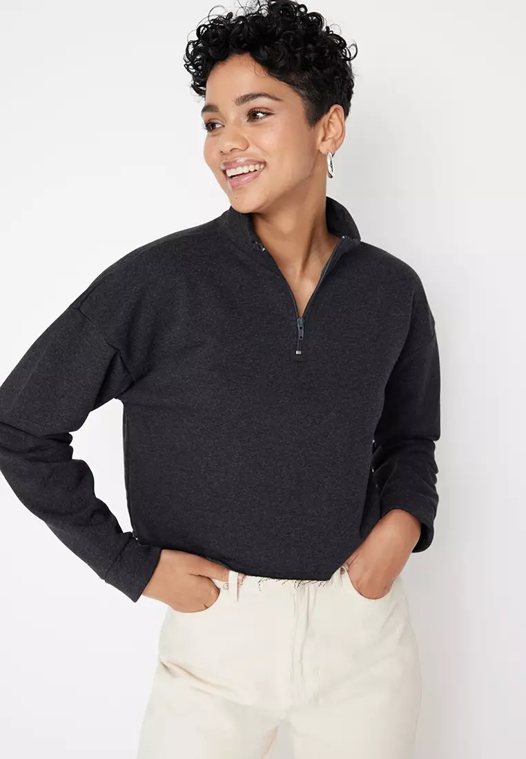 Lululemon Athletica Black Sweatshirt Size 8 - 52% off