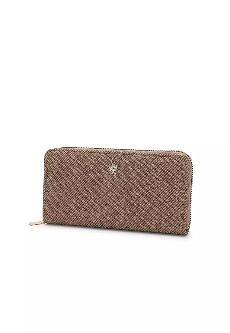 Women's Long Wallet / Purse - Brown