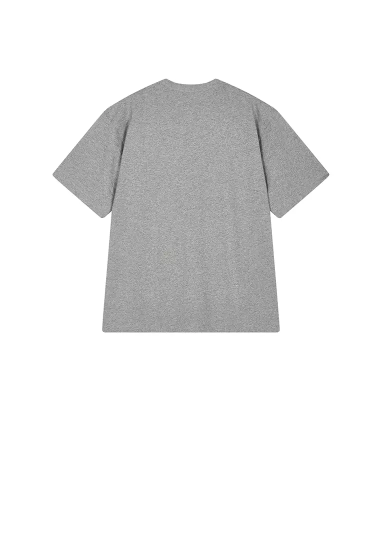 Cotton Pattern Element Loose Short Sleeve T-shirt