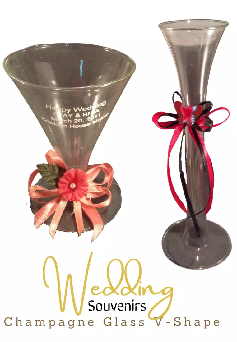 V shaped shop champagne flutes