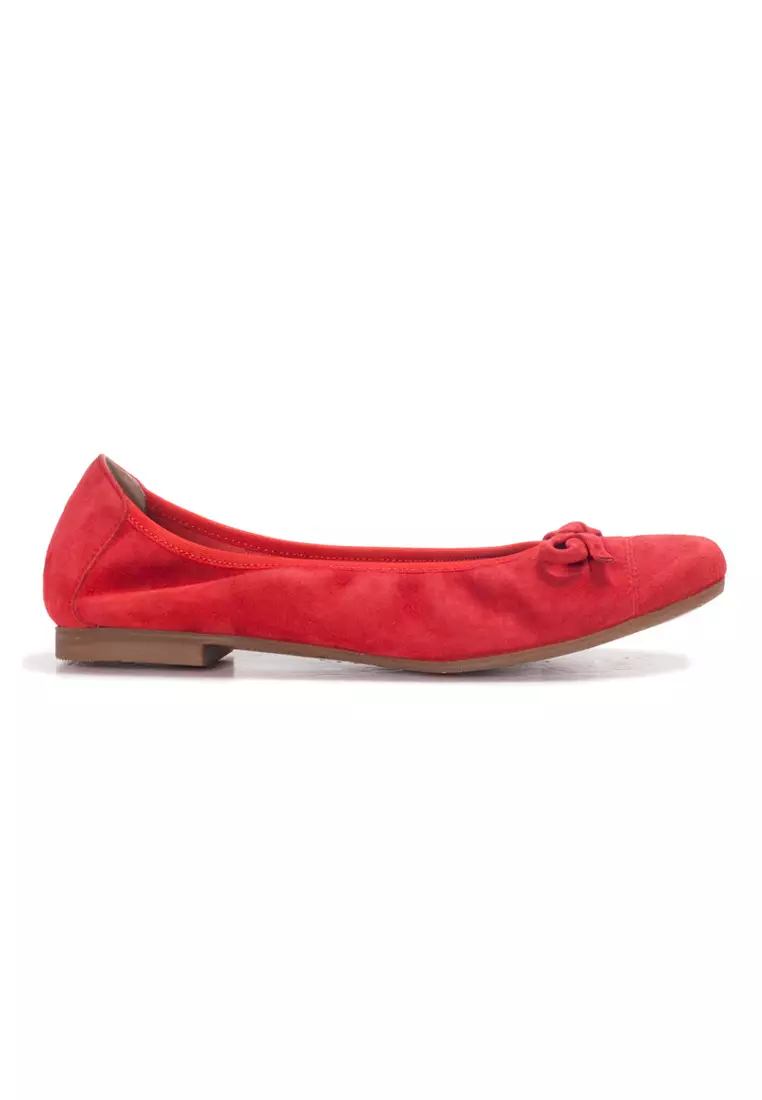 Buy Shu Talk Amaztep Suede Lovely Bow Round Toe Flats 2024 Online