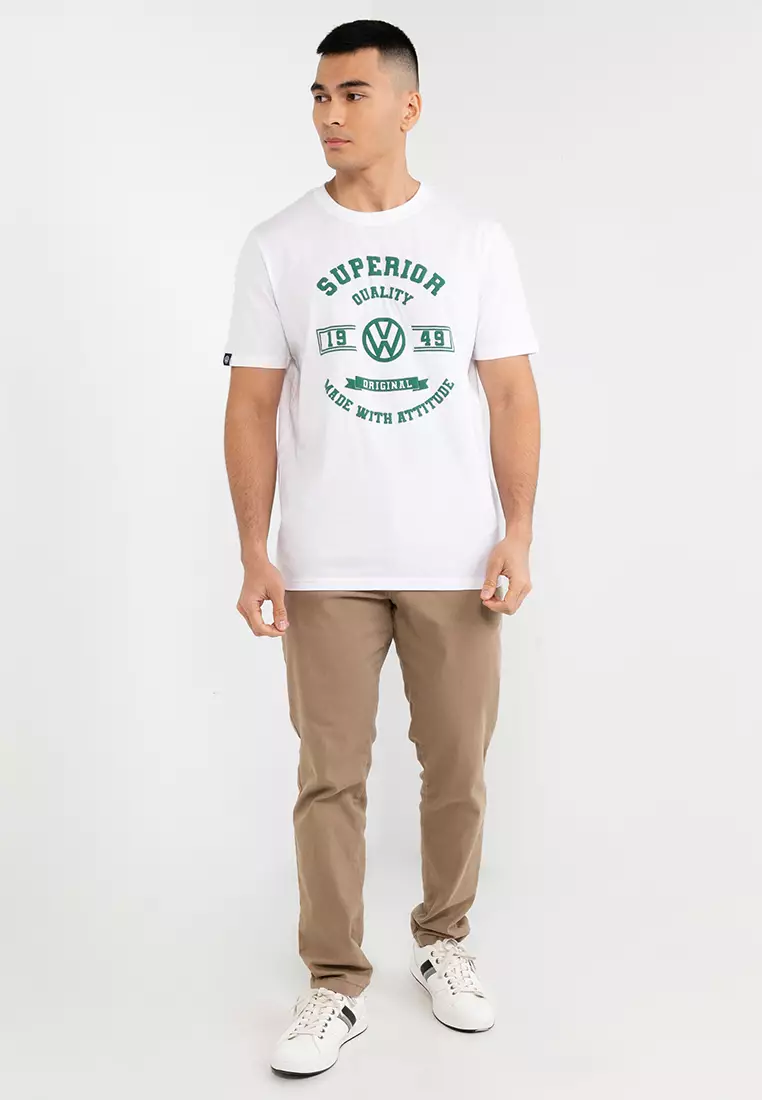 Men's Round Neck Graphic Tee