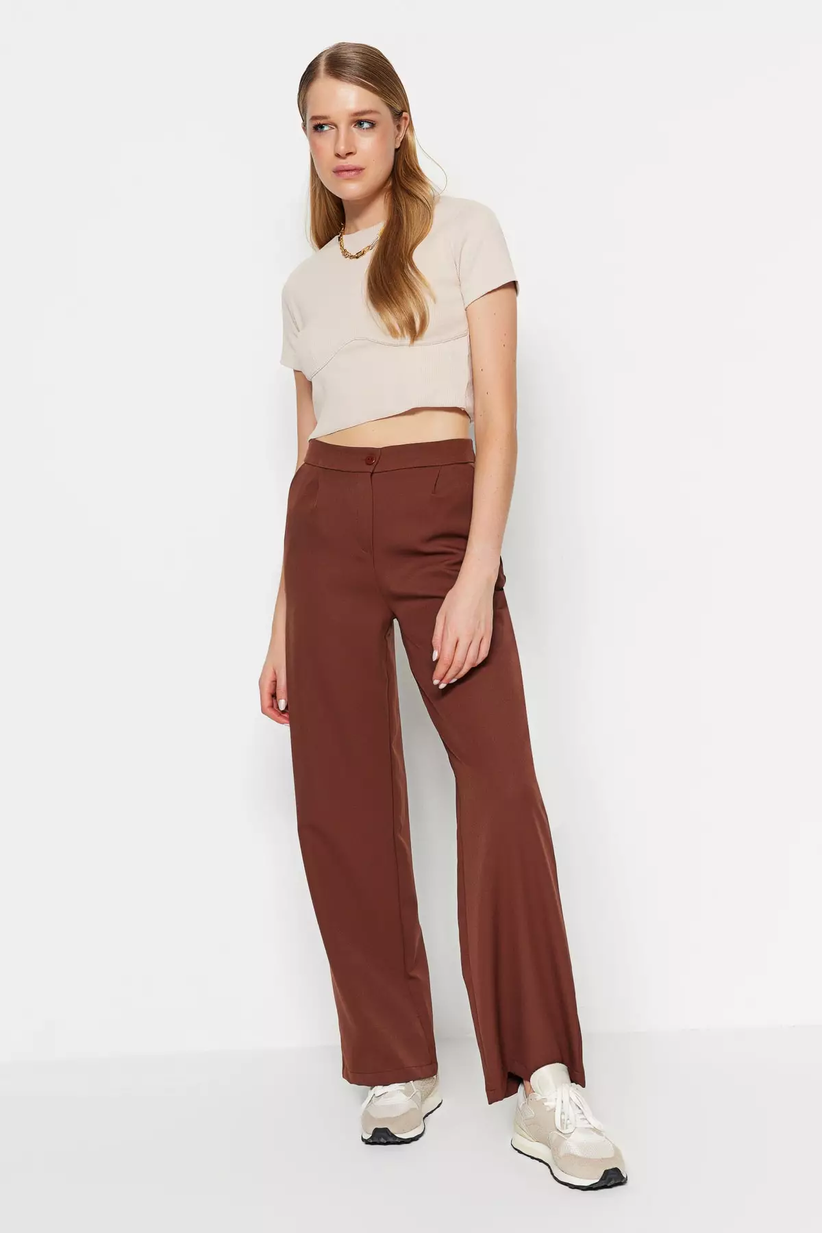 Casual Wide-Leg Pants