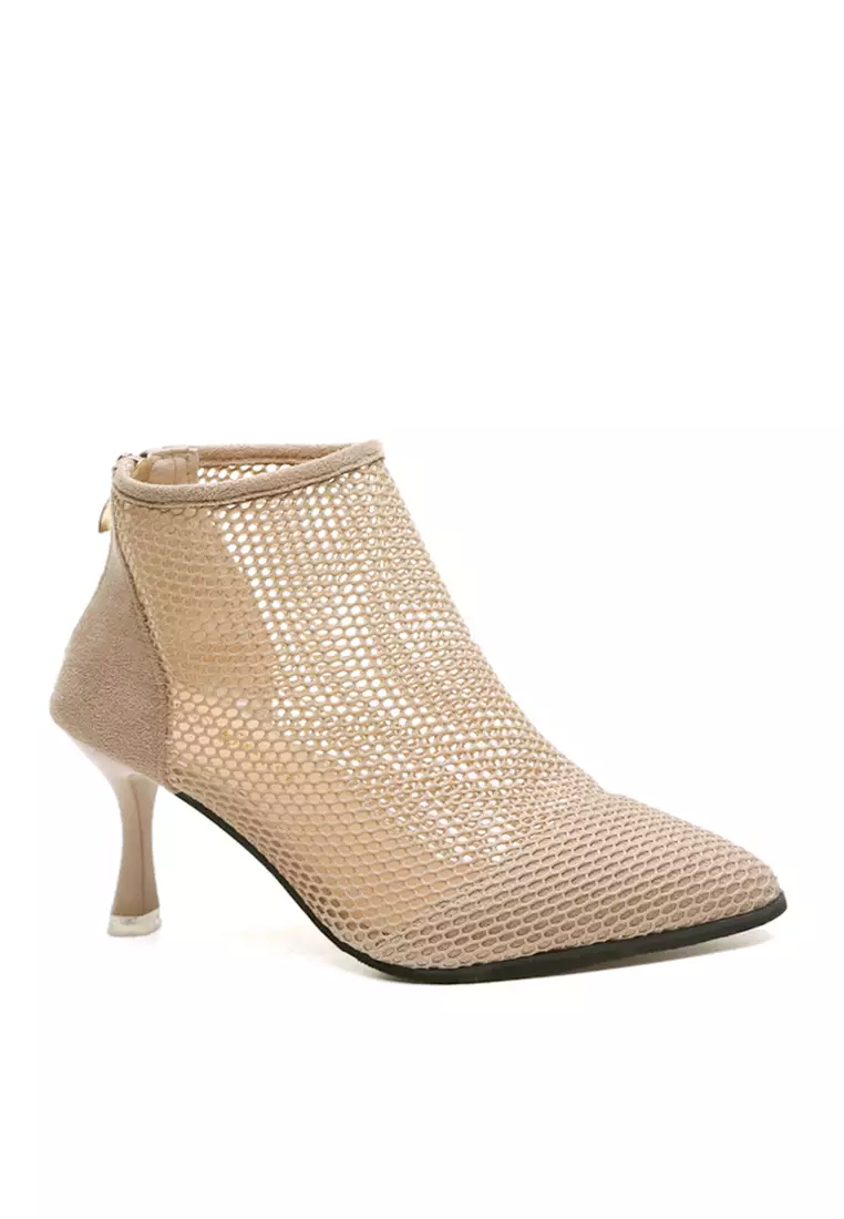 Discount on Twenty Eight Shoes  shoes - SKU: Sexy Mesh Ankle Boots VB2101