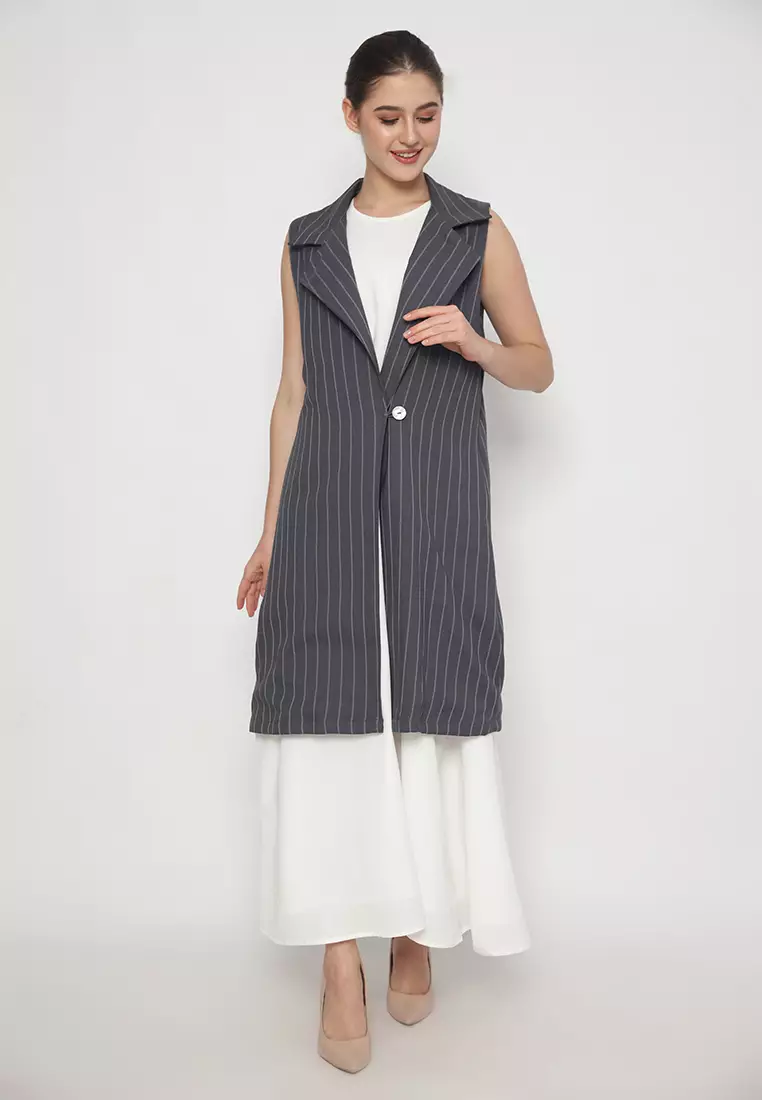 Lavani Manset Dress Broken White